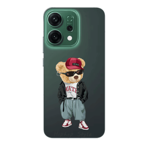 Oppo RENO 14 Hip hop style Transparent Silicone TPU Θήκη